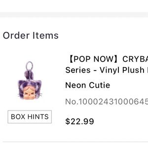 Crybaby Wild but Cutie- Neon Cutie